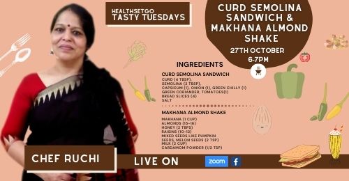 Tasty Tuesdays with Chef Ruchi